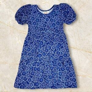 Dot Dot Smile Midnight Blooms Tier Dress Girls Size 2T Toddler Blue
